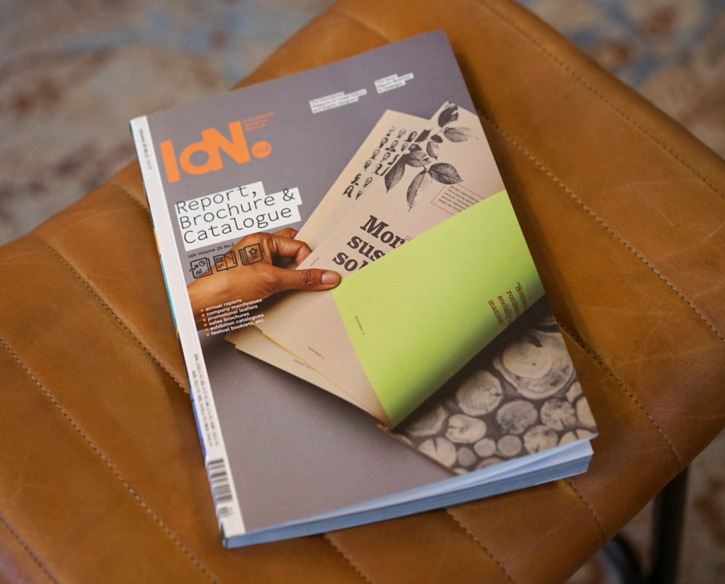 IdN brochure catalogue report rapport publication graphic design