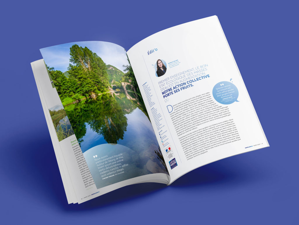 magazine presse Confluence design graphique direction artistique édition mise en page