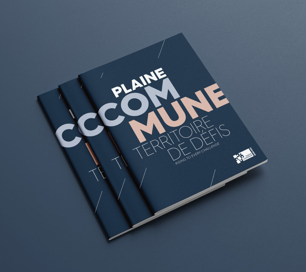 couverture brochure Plaine Commune Grand Paris design graphique direction artistique édition communes Seine-Saint-Denis mise en page